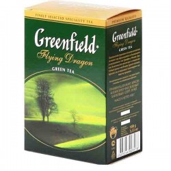 ЧАЙ GREENFIELD Зеленый "Flying Dragon" Листовой 100 гр